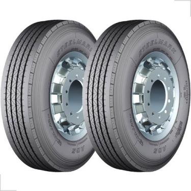 Imagem de Kit 2 Pneu Steelmark Goodyear Aro 22,5 AGD Borrachudo Tração 295/80R22