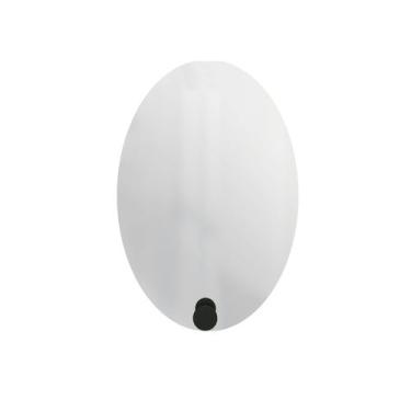 Imagem de Espelho Funcional Hook Preto 60 X 40 Cm Oval - e2g Design