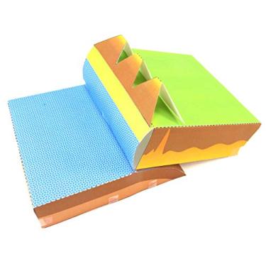 Imagem de NewPath Learning Kit de fabricação de modelos 3D de placas tectônicas, conjunto/5 modelos de papel coloridos e guia do professor (24-7815)