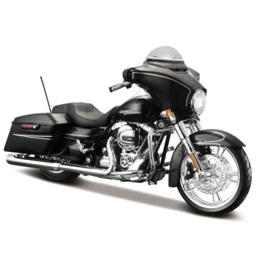 Imagem de 2015 Harley Davidson Street Glide Preto 1/12 Modelo da Moto por Maisto