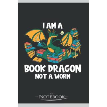 Imagem de Notebook: Im a book dragon: Notebook, A Gratitude Journal Notebook For All Ages all Genders 120 pages, 6 x 9 in