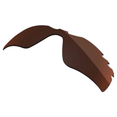 Imagem de Firtox Lentes polarizadas de substituição compatíveis com óculos de sol ventilados Oakley Radar Path - Opções, Vermont Brown - Polarizado, One Size