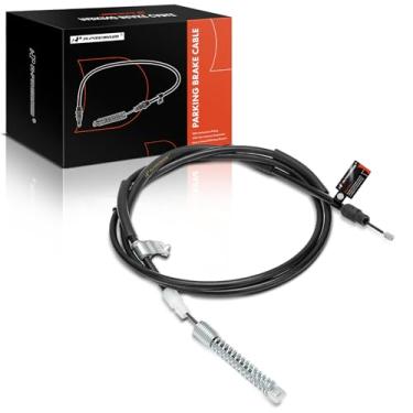 Imagem de A-Premium Conjunto de cabo de freio de estacionamento do lado do passageiro traseiro compatível com modelos Chevrolet e GMC: Silverado 2500 HD 2006-2009, Silverado 3500 Classic, Sierra 2500 HD