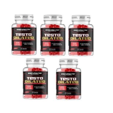 Imagem de Kit 5x Dilated 120 cápsulas com Boro, Arginina + Vitaminas e Minerais-Unissex