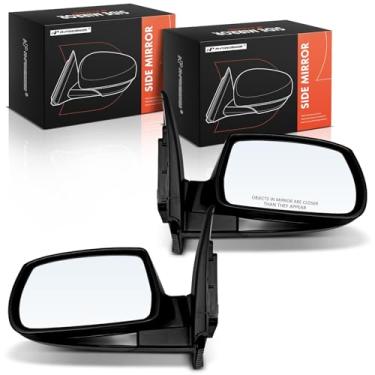 Imagem de A-Premium Par (2) espelhos retrovisores elétricos do lado do motorista e do passageiro compatível com Hyundai Tucson 2010-2015 - Espelho retrovisor externo preto dobrável manual não aquecido -