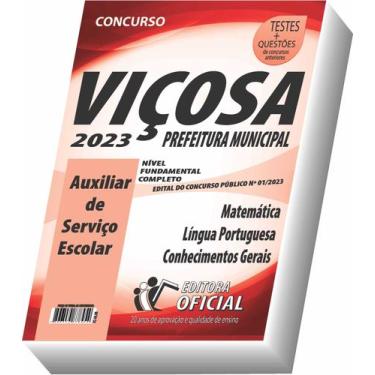Imagem de Apostila Prefeitura Municipal de Viçosa - MG - Auxiliar de Serviço Esc