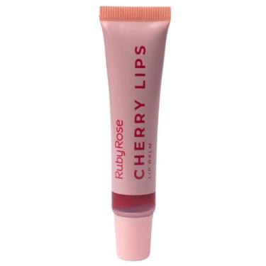 Imagem de Gloss Lip Balm Labial Hidratante Cherry Lips Ruby Rose HBL6503