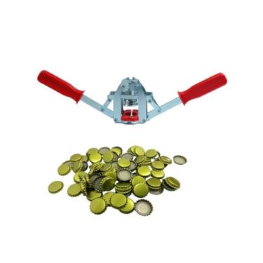 Imagem de Tampa manual de garrafa de cerveja, seladora de tampa de 26 mm para fabricação caseira, fácil de usar