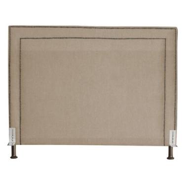Imagem de Cabeceira de Cama Box Estofada 90 cm Solteiro Viviane Suede - Fina Mob