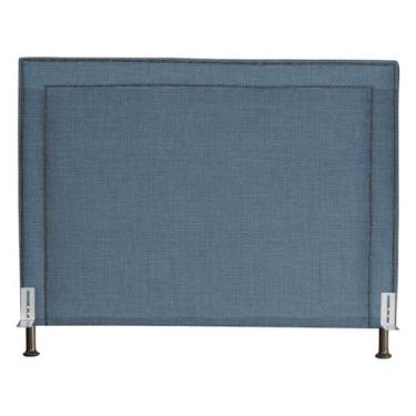 Imagem de Cabeceira de Cama Box Estofada 195 cm King Viviane Linho - Fina Mobíli