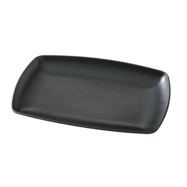 Imagem de Prato de churrasco fosco de porcelana sintética, prato quente de restaurante prato de sushi japonês-W7315