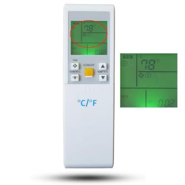 Imagem de Controle remoto de substituição para Daikin FTXS15LVJU FTXS12LVJU FTXS09LVJU FTXL15QMVJU FTXL12QMVJU FTXL09QMVJU ARC452A3 FTXS20J2V1B FTXS25J2V1B FTXS35J2V1B FTXS42J2V1B Ar Condicionado 1B