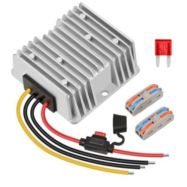 Imagem de Regulador de Tensão 120W 12V 10A para Carrinho de Golfe - Conversor DC