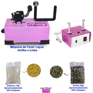 Imagem de Máquina De Fazer Laço Anilha Elastico Máquina Cortar Fita A22 - Artmaq