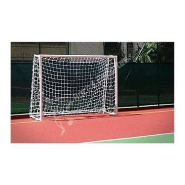Imagem de Par de Rede de Futsal Oficial Fio 4 Reforçado na cor Branca - Matrix