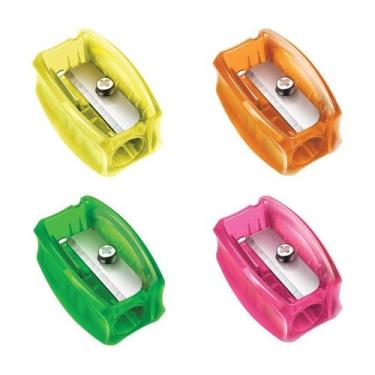 Imagem de Apontador Faber Castell Simples Classico Neon /Sortidos - Faber-Castel