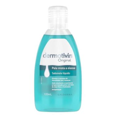 Imagem de Dermotivin Sabonete Líquido Facial Pele Mista Original 120ml