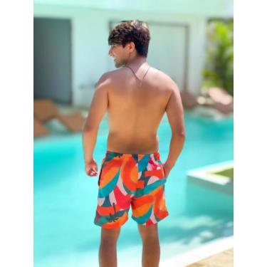 Imagem de Kit Biquíni Cortininha Ripple e Bermuda Masculina - Keep Collection , 