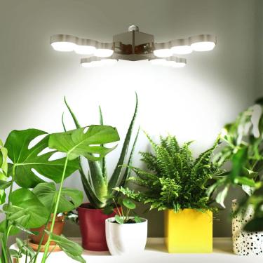 Imagem de Luz de cultivo LED sansi ppf 96 umol/s Espectro total 60W E26 Base