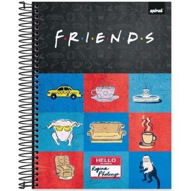 Imagem de Caderno univ. Capa dura 20x1 320fls Friends 2333529 Spiral Frd pt 1 un