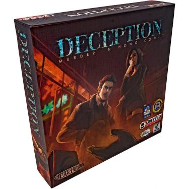 Imagem de Grey Fox Games Deception: Murder in Hong Kong Board Game, Fast Pace Murder Mystery, 20 min, 4-12 Players, Age 14 +... Quem entre vocês pode ver atravé