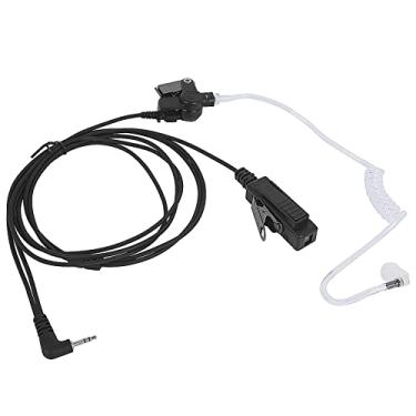 Imagem de Pdflie Fone de ouvido de 1 pino de 2,5 mm com microfone compatível com Motorola Talkabout Spirit GT Plus Radio T100 T200 T260 T260tp T265 T460 T600 T605 T605 H2o PR650 PX652 mh230r