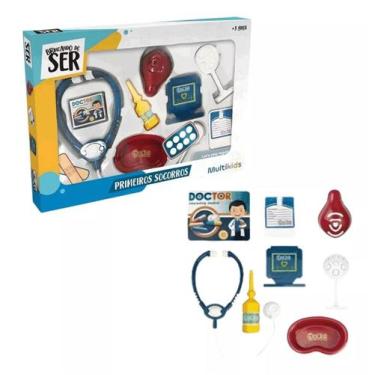 Imagem de BRINCANDO DE SER MÉDICO KIT INFANTIL PRIMEIROS SOCORROS Amarela - Mult