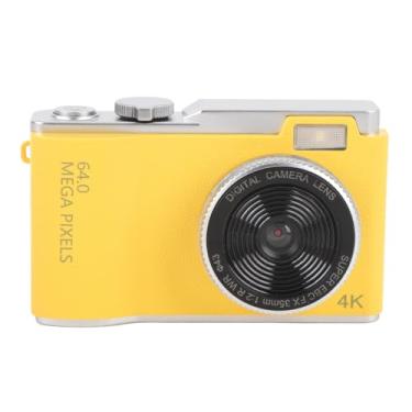 Imagem de Câmera Digital, Câmera HD 4K de 64MP Com Tela IPS de 2,4 Polegadas, Zoom Digital 16x, Câmera CCD, Câmera Pequena Portátil Recarregável para Meninos Meninas Adolescentes (32GB)