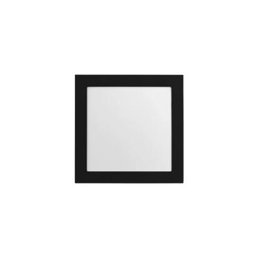 Imagem de Plafon Led Quadrado Sobrepor 22,5x22,5cm 20W 3000K Preto Cód. SE-240.1616 – Save Energy
