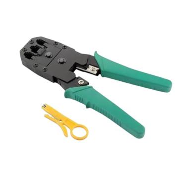 Imagem de Kit de Ferramentas para Crimpar Cabo de Rede, RJ45 RJ12 RJ11, Compatível com Cat5 Cat6, 8p/6p/4p