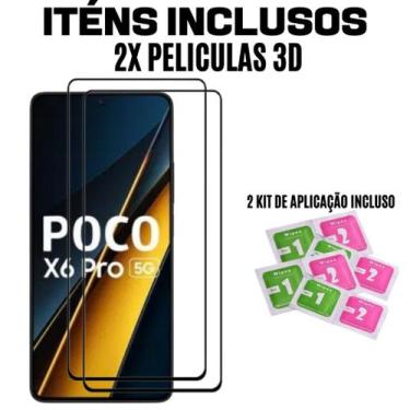 Imagem de Kit 2UN Película 3D de Vidro para Xiaomi Poco X6 Pro - LXL