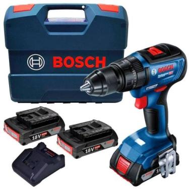 Imagem de Furadeira Parafusadeira Bosch Imp. Brushless 18V GSB18V-50 2 Bat com M