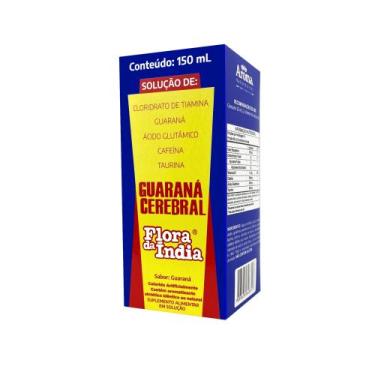 Imagem de Guaraná Cerebral Flora da Índia Xarope 150ml - Suplemento Alimentar - 