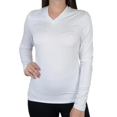Imagem de Camiseta Feminina Upman ML Térmica Branca - 244RF-Feminino