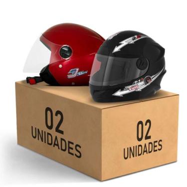 Imagem de Kit 2 Capacete New Liberty 3 Elite + Liberty 4 Kids Feminino Masculino