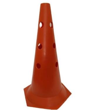 Imagem de Cone 50Cms Fitness Treinamento Funcional Colorido Furado 1 Fit