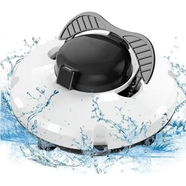 Imagem de Aspirador Subaquático Automático Da Piscina, Limpador De Robô Totalmente Automático Da Piscina, Com Navegação Inteligente E Filtro De Carga Superior, É Ideal