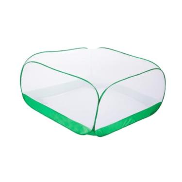 Imagem de Baoblaze Barraca de cobertura de planta de malha para canteiro barreira de animais de galinha da barreira de animais leves gaiola, 120x120x60cm