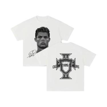 Imagem de Camiseta Masculina Neymar - Estampa de Futebol Americano - Algodão Cas