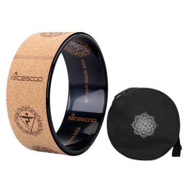 Imagem de Aymzbd Círculo de Treinamento para Rolos de Rolagem de ioga Círculo de Treinamento de Rolo 126 Dispositivo de alongamento da maca traseira, Preto com Bolsa