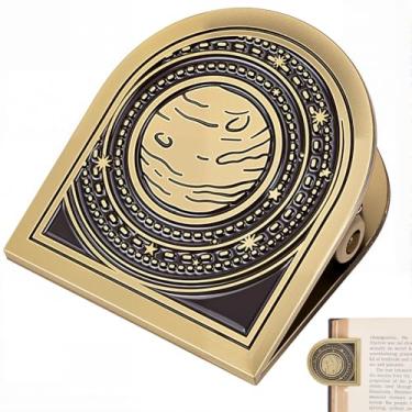 Imagem de CRASPIRE Planet Star Journal clipe de metal vintage viajantes caderno caderno caderno clipe de fichário suporte liga bronze antigo decorativo Midori viajantes para viajantes TN arte leitura decoração