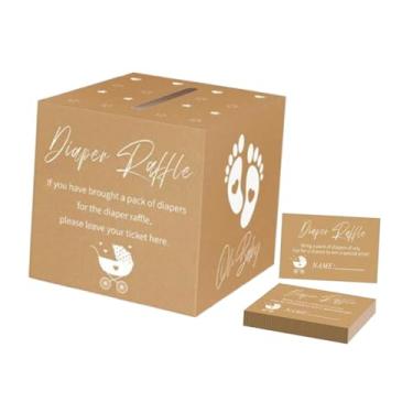 Imagem de Vaveren Previsões de gênero Box Box NOVIDADE Decoração Funny Decoration Baby Shower Games Games de chá de bebê Cartões de conselhos para adultos Família