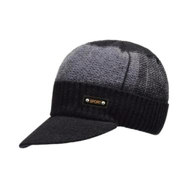 Imagem de Boné de Inverno Masculino com Aba - Proteção para Ouvidos - Ideal para