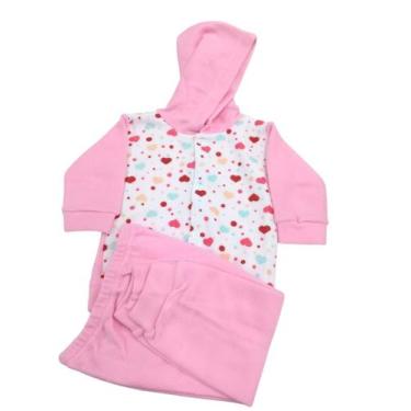 Imagem de Conjunto Inverno Para Bebê Com Capuz Em Soft Infantil Estampa Sortida 