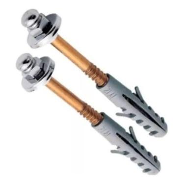 Imagem de Kit 20 Parafuso Latonado B10mm Vaso Sanitário/lavatório - Metais House