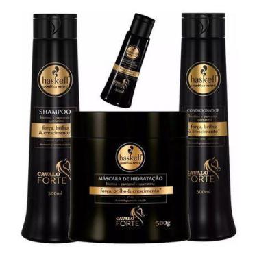 Imagem de Haskell Cosméticos Kit Cavalo Forte 3 Produtos G + Complexo