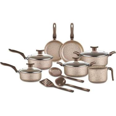 Imagem de Conjunto De Panelas Antiaderente 10 Pçs - Yamonaco