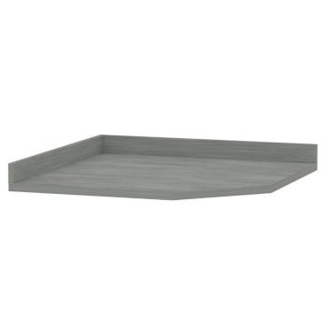 Imagem de Tampo Luciane Canto Diagonal 76 Cm Concreto