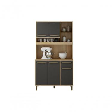 Imagem de Armario 5 Portas 1 Gaveta Ametista Valdemoveis