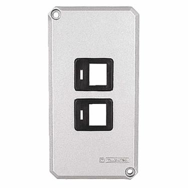 Imagem de Tampa Para Condulete 1" Com 2 Postos Com Suporte Para Rj Tramontina